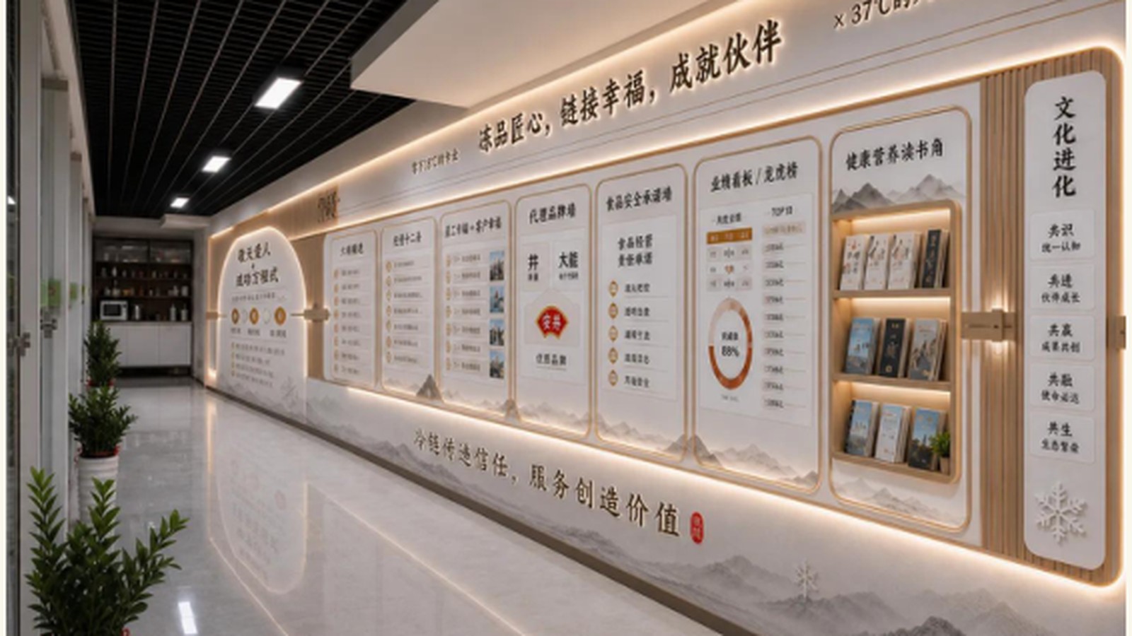 赣州盛和塾企业文化长廊