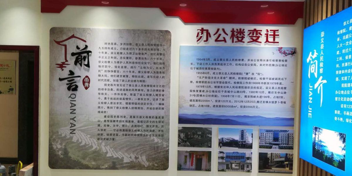 检察机关 · 院史馆展陈完工实景