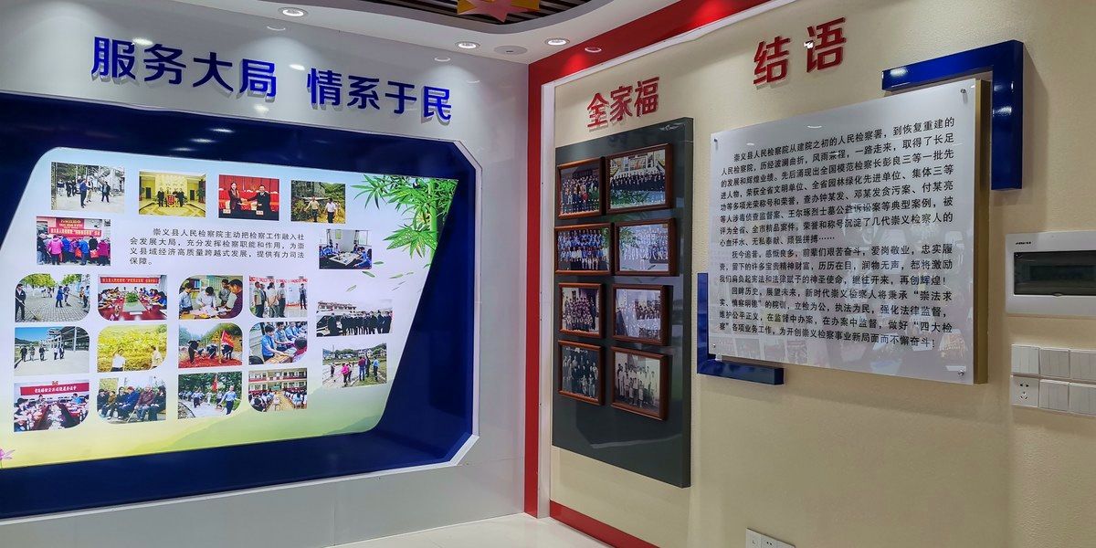 院史馆展墙实景